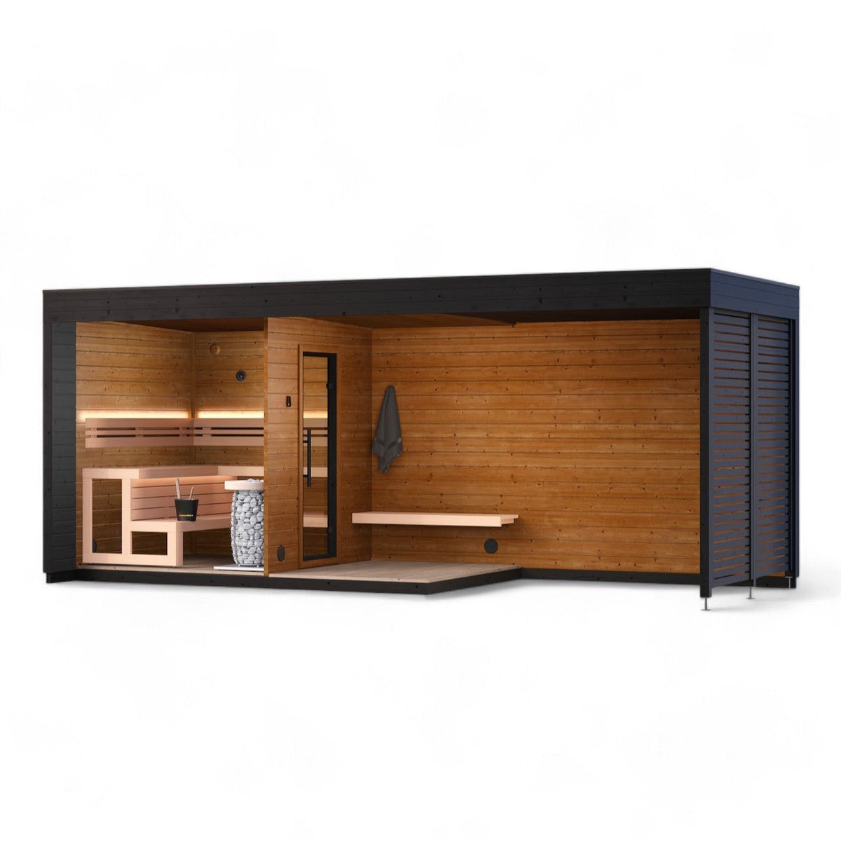 Leil® Patio L Plus 5 Person Outdoor Sauna