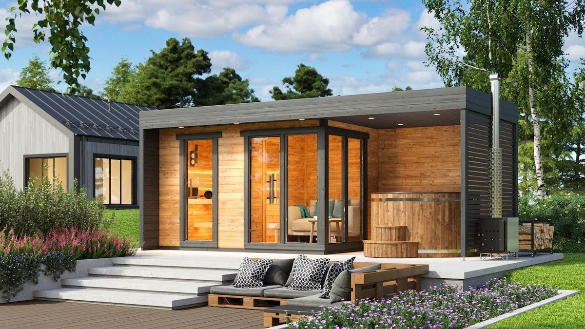 Leil® Patio L Plus 5 Person Outdoor Sauna