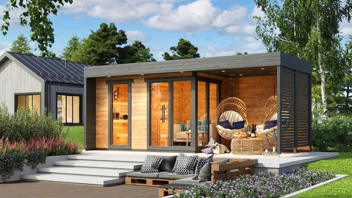 Leil® Patio L Plus 5 Person Outdoor Sauna