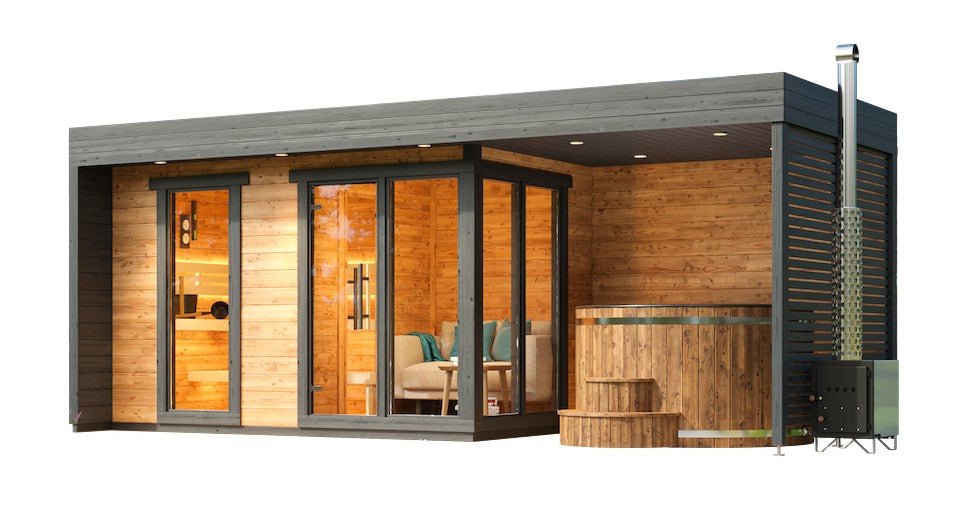 Leil® Patio L Plus 5 Person Outdoor Sauna
