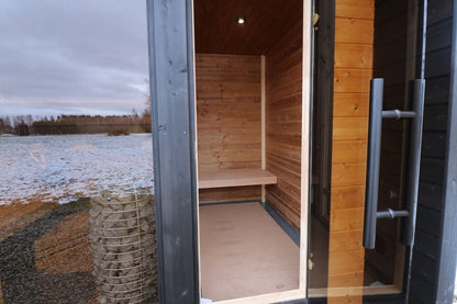 Leil® Patio M 5 Person Outdoor Sauna with Changing Room