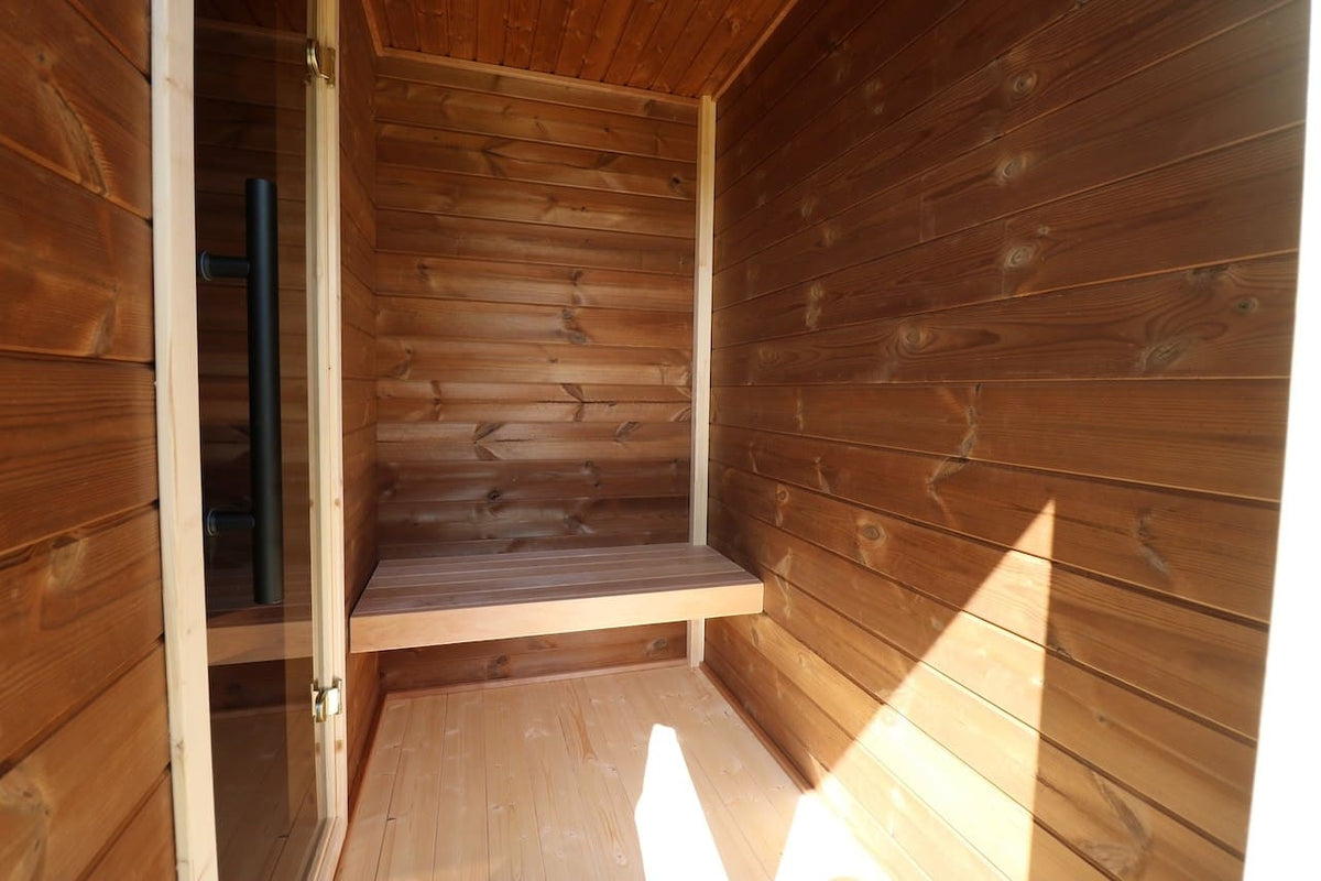 Leil® Patio M 5 Person Outdoor Sauna with Changing Room