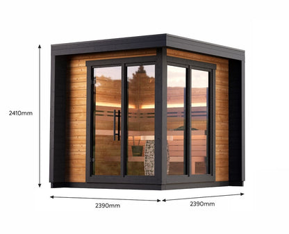 Leil® Patio S 4-5 Person Outdoor Sauna
