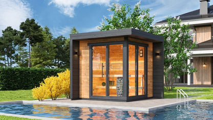 Leil® Patio S 4-5 Person Outdoor Sauna