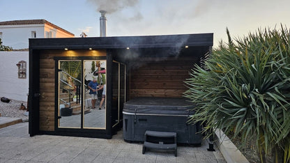 Leil® Patio S Plus 4 Person Outdoor Sauna