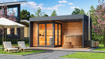 Leil® Patio S Plus 4 Person Outdoor Sauna
