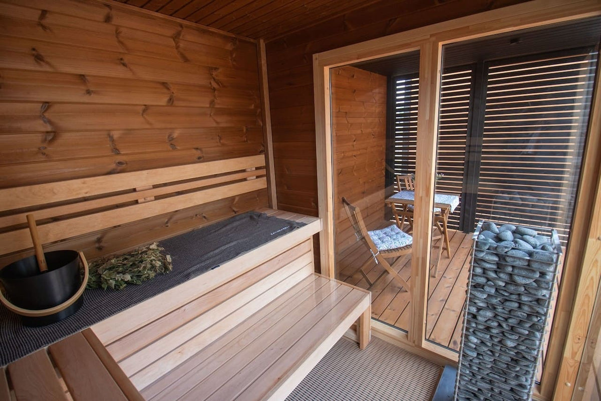 Leil® Patio S Plus 4 Person Outdoor Sauna