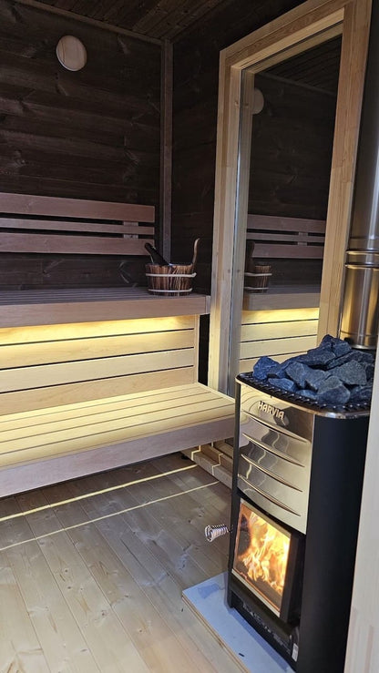 Leil® Patio S Plus 4 Person Outdoor Sauna