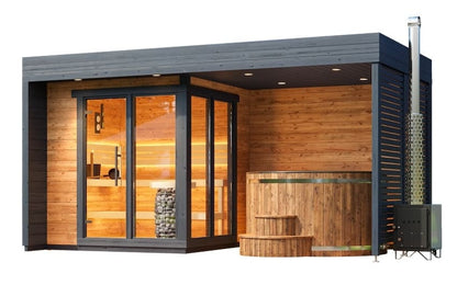 Leil® Patio S Plus 4 Person Outdoor Sauna