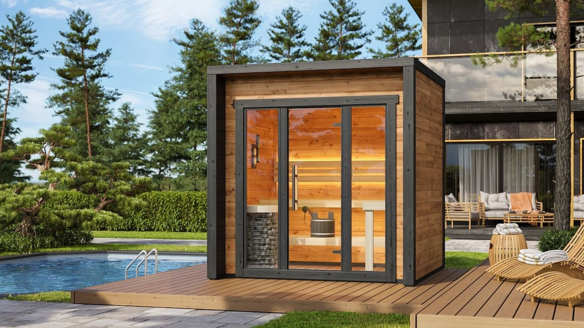 Leil® Patio XS 4 Person Outdoor Sauna