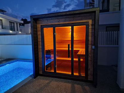 Leil® Patio XS 4 Person Outdoor Sauna