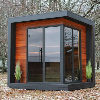 Leil® Primo Corner 4 Person Outdoor Sauna