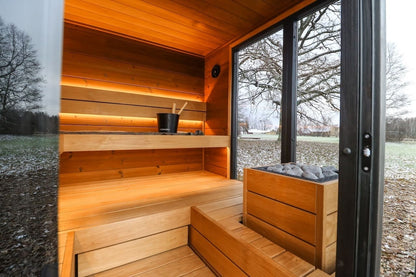 Leil® Primo Corner 4 Person Outdoor Sauna
