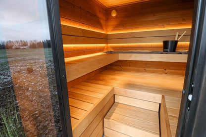 Leil® Primo Corner 4 Person Outdoor Sauna