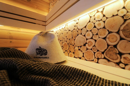 Leil® Round Cube Mini Outdoor Sauna 4-5 Person