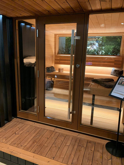 Saunum AirCube Terrace Outdoor Sauna 4 Seater