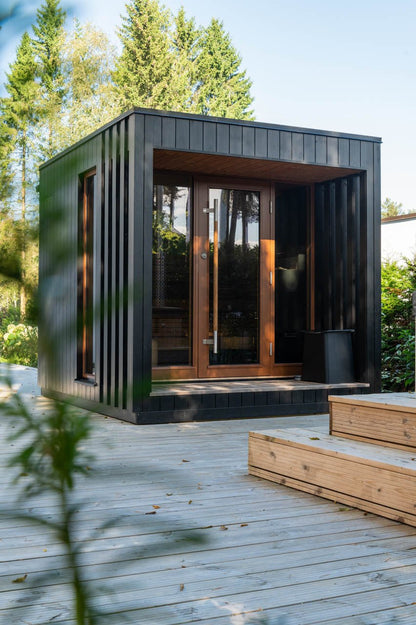 Saunum AirCube Terrace Outdoor Sauna 4 Seater