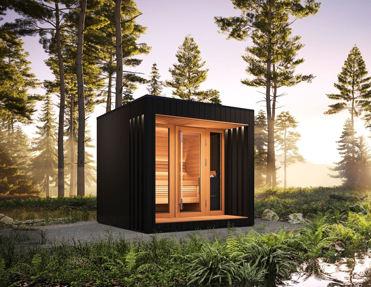 Saunum AirCube Terrace Outdoor Sauna 4 Seater