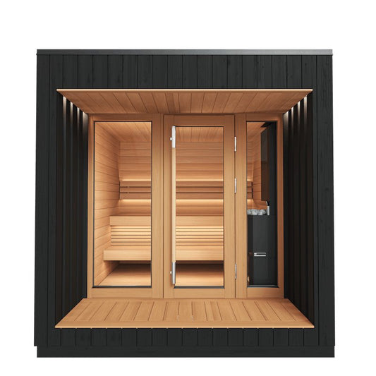 Saunum AirCube Terrace Outdoor Sauna 4 Seater