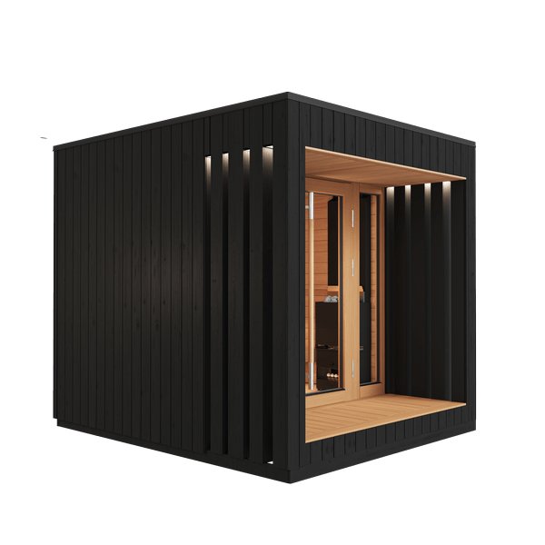 Saunum AirCube Terrace Outdoor Sauna 4 Seater