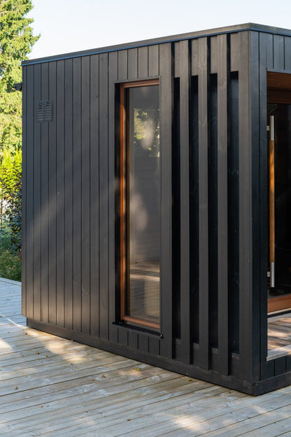 Saunum AirCube Terrace Outdoor Sauna 4 Seater