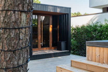 Saunum AirCube Terrace Outdoor Sauna 4 Seater