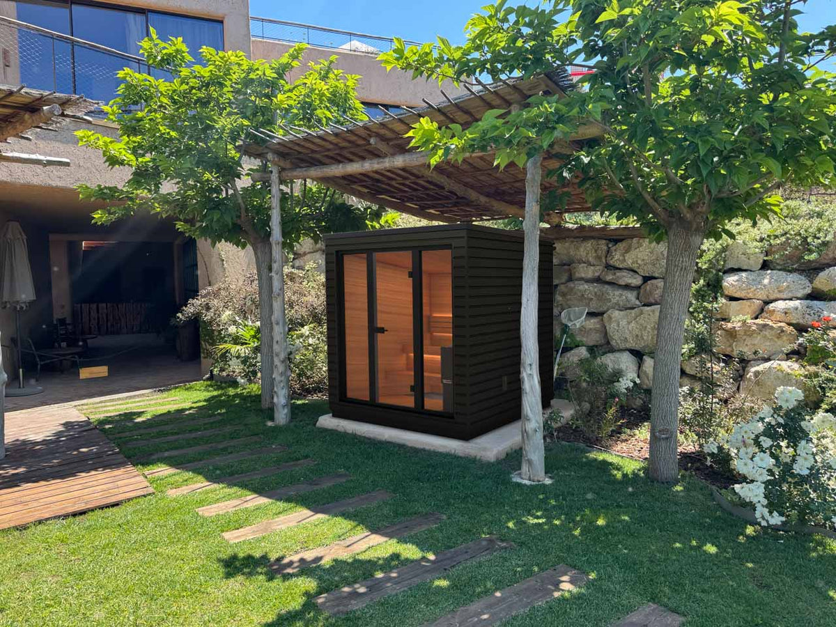 Saunum Classic Mini Outdoor Sauna 3 Seater