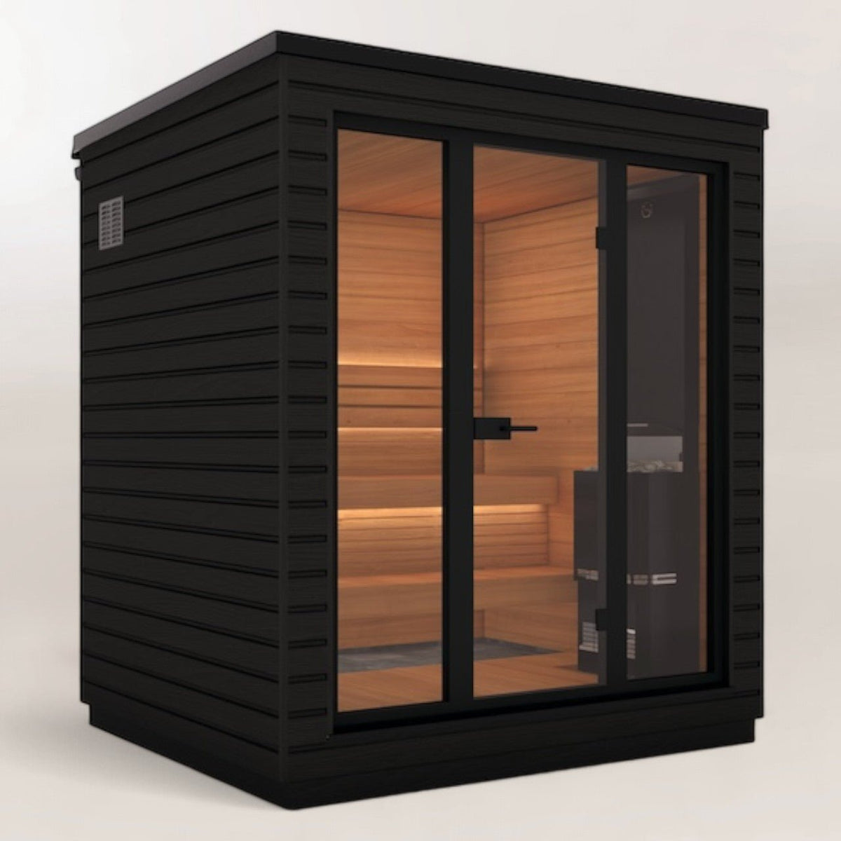 Saunum Classic Mini Outdoor Sauna 3 Seater