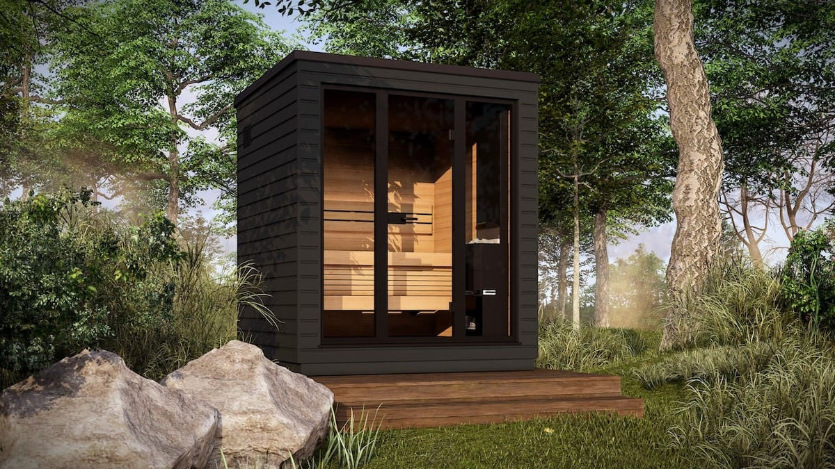 Saunum Classic Mini Outdoor Sauna 3 Seater