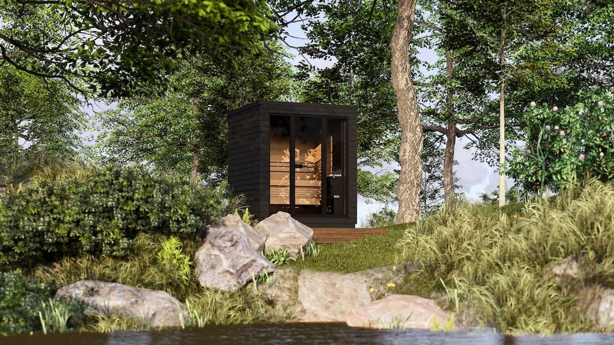 Saunum Classic Mini Outdoor Sauna 3 Seater
