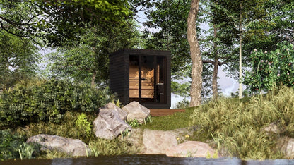 Saunum Classic Mini Outdoor Sauna 3 Seater