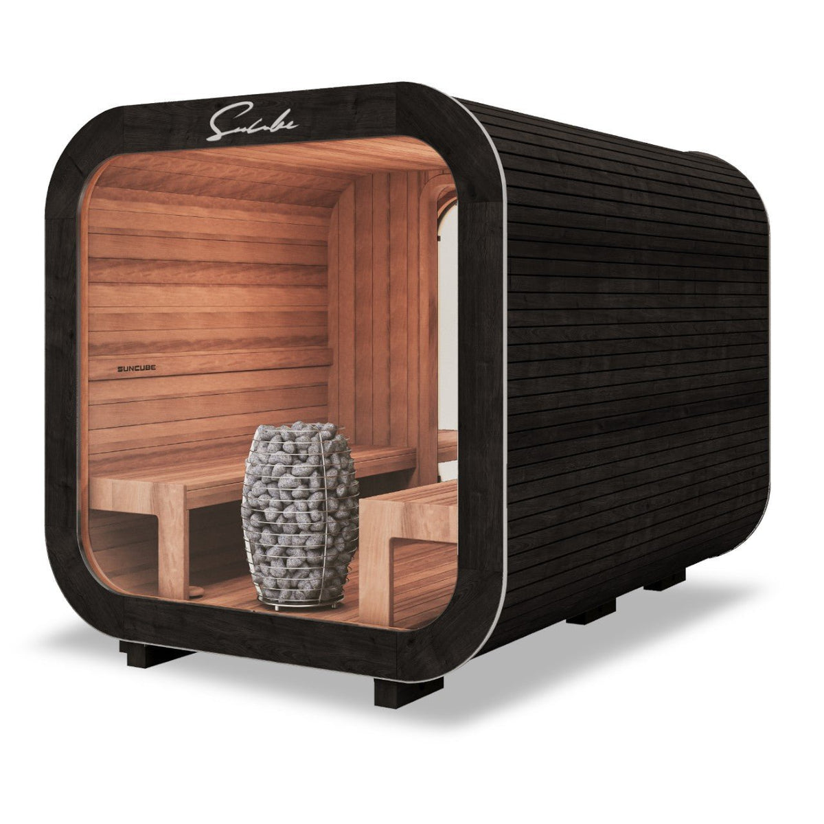 SunCube L 4-6 Person Outdoor Sauna with Changing Room