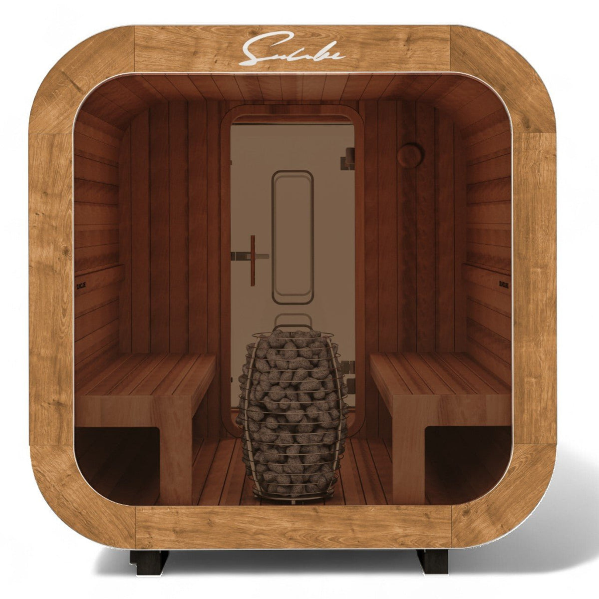 SunCube L 4-6 Person Outdoor Sauna with Changing Room